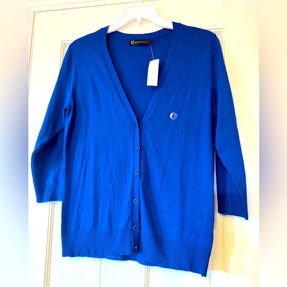 NY&CO Royal Blue Cardigan